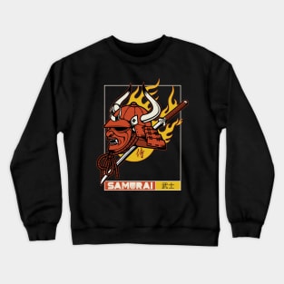 Fire Samurai Crewneck Sweatshirt